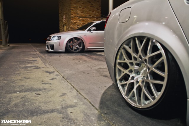 Slammed Euro Couple on Stance Nation 