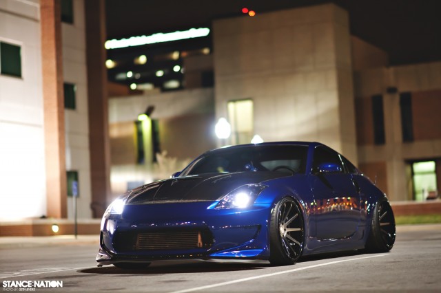 Slammed & Aggressively fitted Nissan 350z