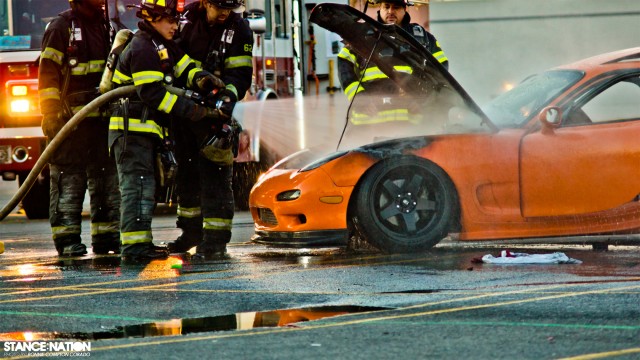 Slammed Stanced Flush fitment Mazda RX7 3 