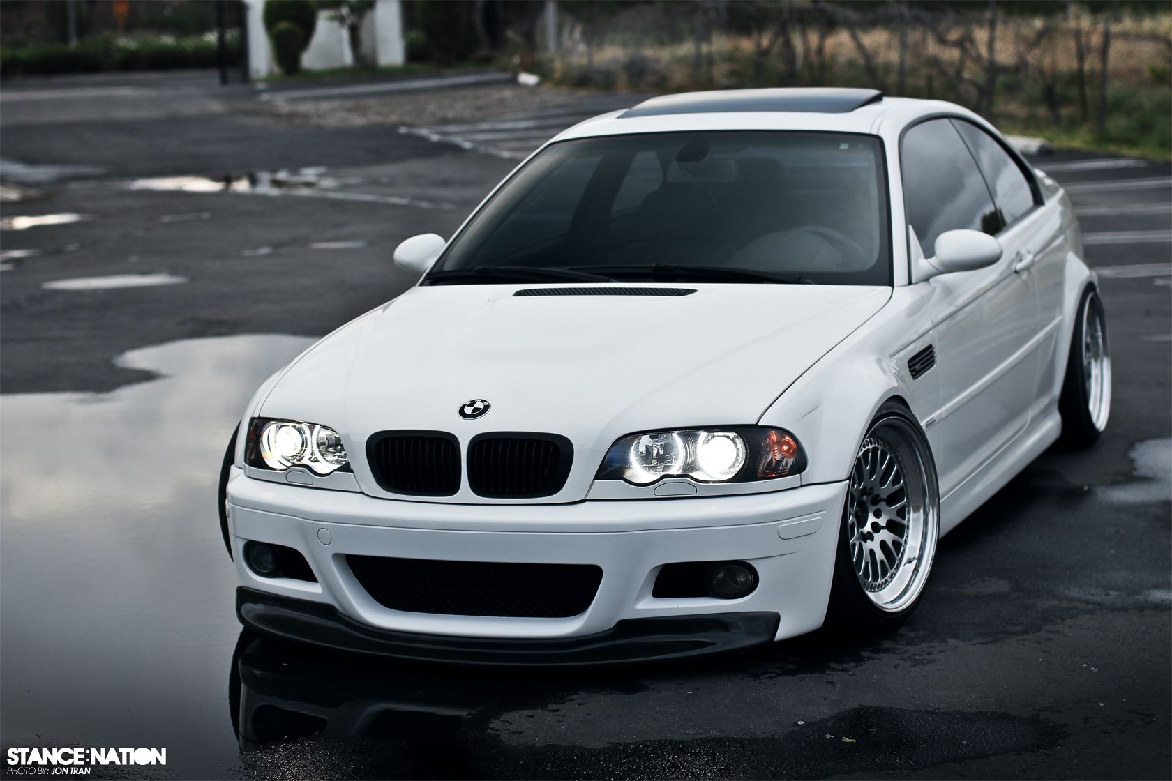 White bmw e46 m3 #6