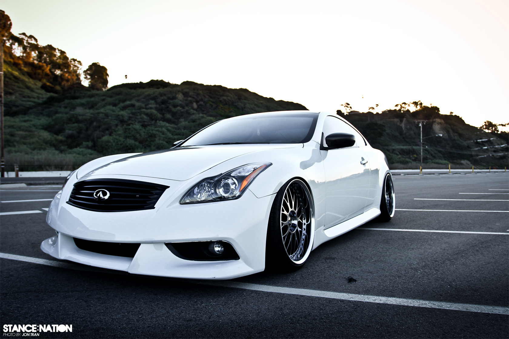 Low N Slow Infiniti G37 Coupe Duo Stancenation Form Function Simplicity