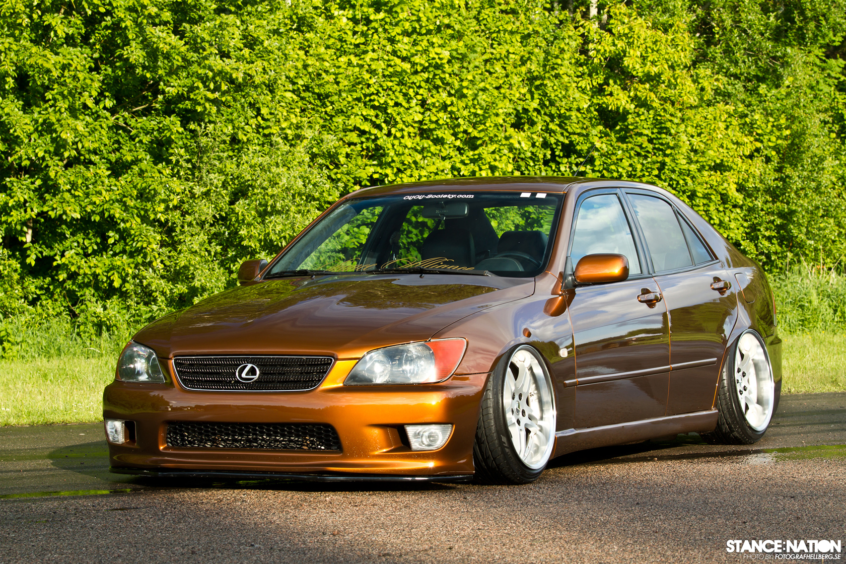 Stance'd Lexus IS.