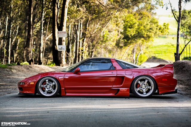 Flush Stanced Acura Honda NSX (9)