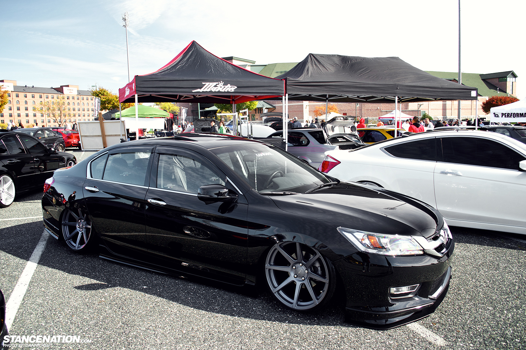 Stanced 9th Gen Accord.