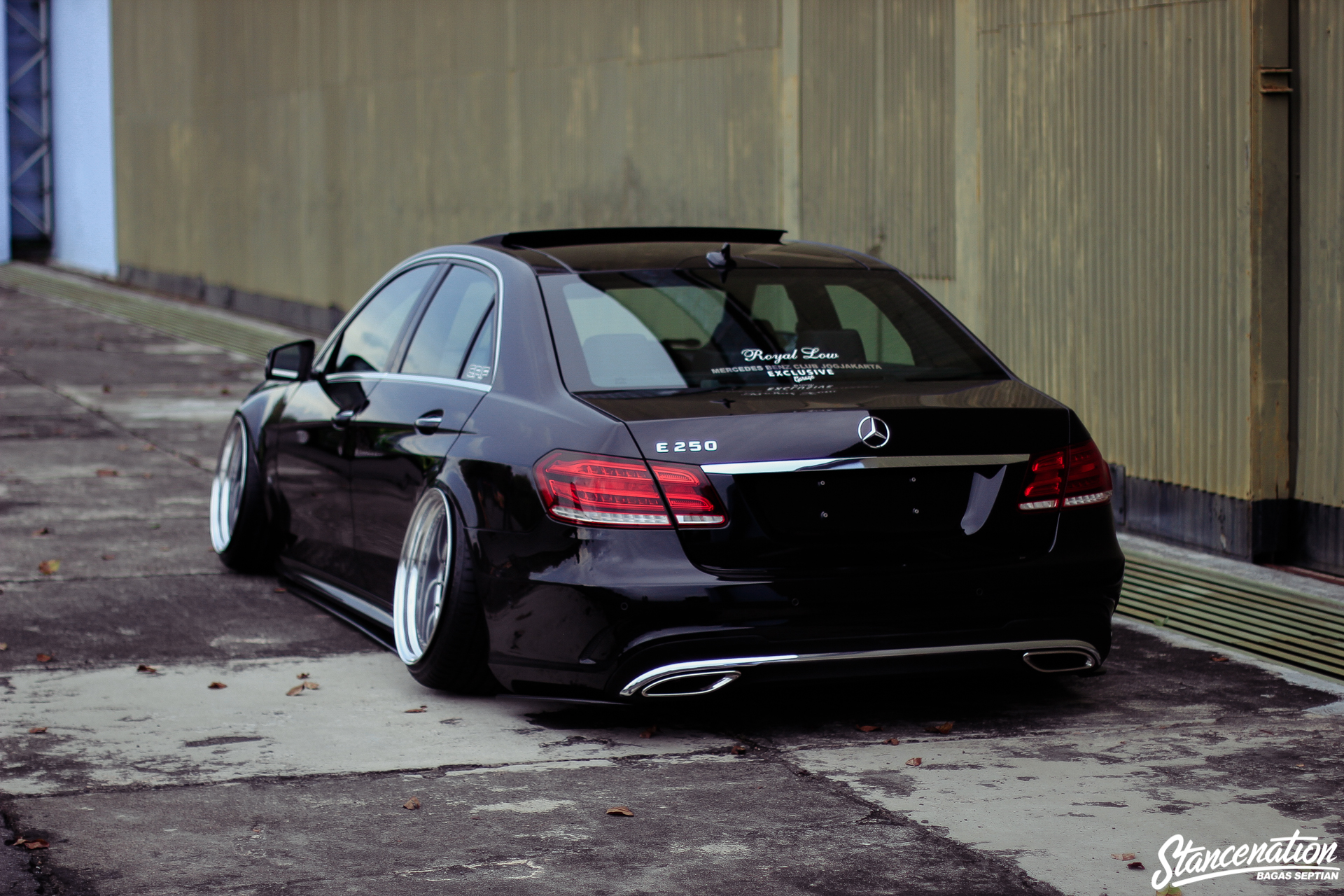Bookkeeper build up During ~ Staying the Course // Chandra Kenzo's Mercedes-Benz E250. | StanceNation™  // Form > Function