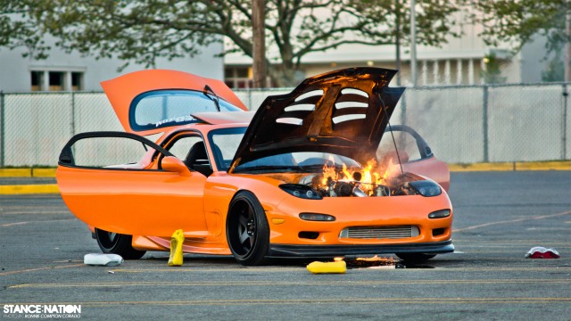 Slammed & Stanced Flush fitment Mazda RX7 (10)