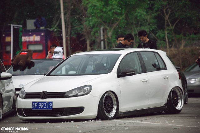 Aggressive Fitment China Stanced Car Event (7)