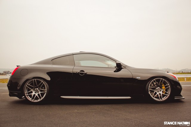 Stanced & Slammed Infiniti G37 Nissan Skyline (5)