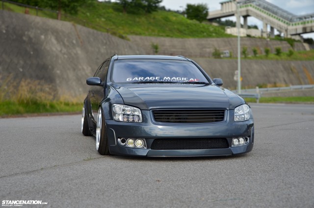 Slammed & Fitted Nissan Stagea M35 (8)