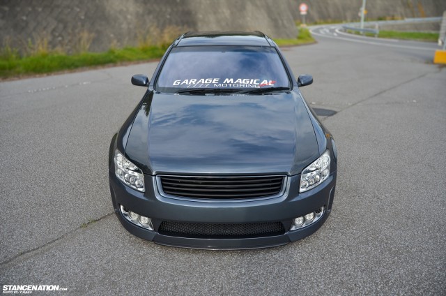 Slammed & Fitted Nissan Stagea M35 (7)
