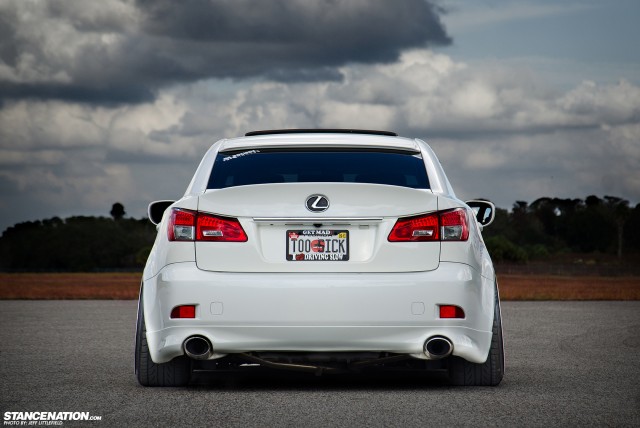 Slammed Lexus IS Aggressive Fitment (9)