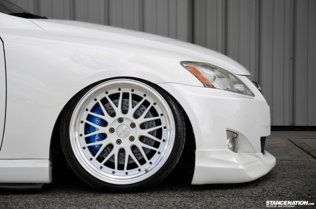 Slammed Lexus IS Aggressive Fitment (3)