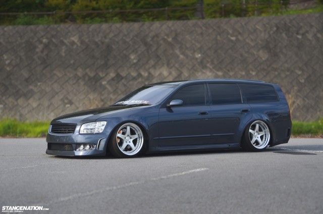 Slammed & Fitted Nissan Stagea M35 (10)