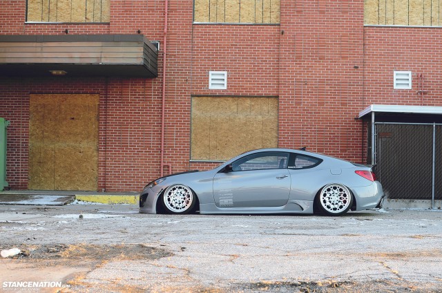 Flush Stanced Hyundai Genesis Coupe (1)