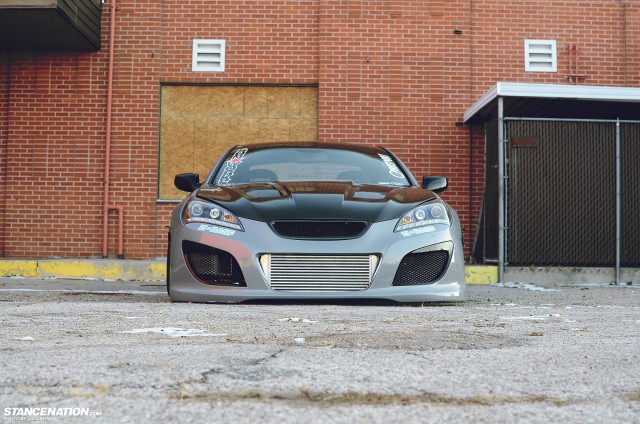 Flush Stanced Hyundai Genesis Coupe (14)