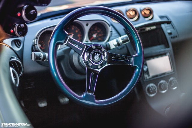Slammed & Stanced Nissan 350Z on Luxury Abstract Wheels (3)