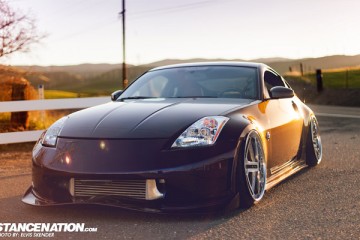 Slammed & Stanced Nissan 350Z on Luxury Abstract Wheels (1)