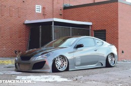 Flush Stanced Hyundai Genesis Coupe (2)