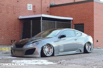 Flush Stanced Hyundai Genesis Coupe (2)