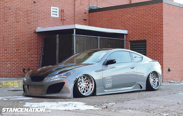 Flush Stanced Hyundai Genesis Coupe (2)