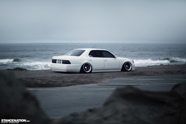 Stanced Slammed Lexus LS400 (4)