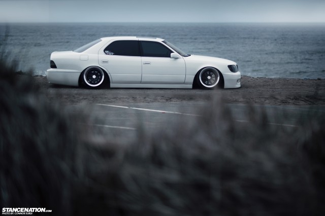 Stanced Slammed Lexus LS400 (3)