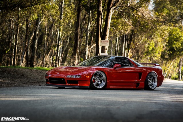 Flush Stanced Acura Honda NSX (4)