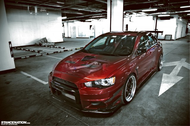 China Stance Fitment Mitsubishi EVO X (10)