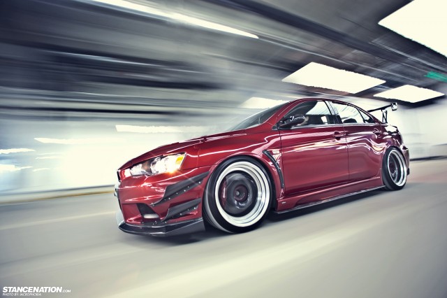 China Stance Fitment Mitsubishi EVO X (9)