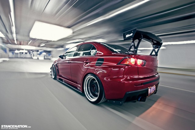 China Stance Fitment Mitsubishi EVO X (8)