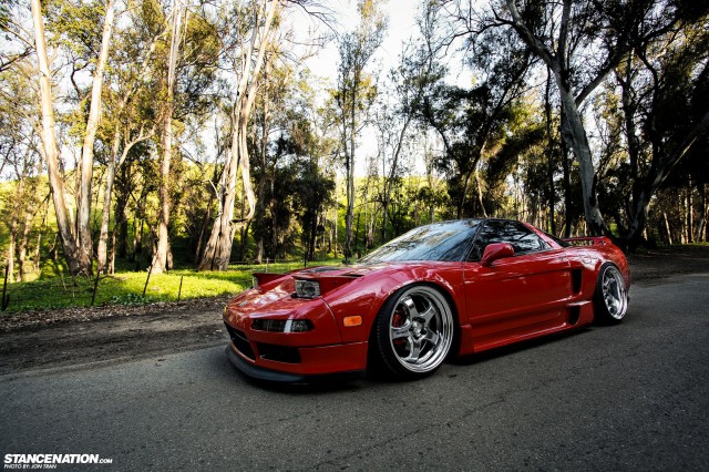 Flush Stanced Acura Honda NSX (1)