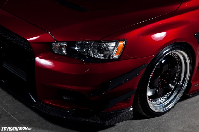 China Stance Fitment Mitsubishi EVO X (5)