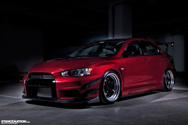 China Stance Fitment Mitsubishi EVO X (4)