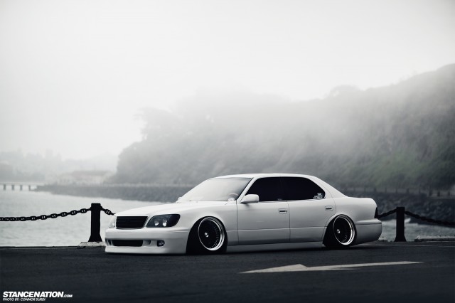 Stanced Slammed Lexus LS400 (1)