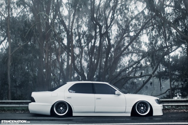 Stanced Slammed Lexus LS400 (1)