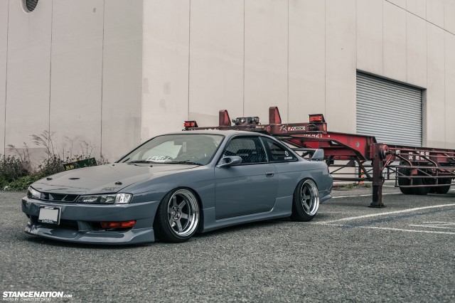 Slammed Japanese Nissan Silvia S14 (12)