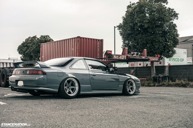 Slammed Japanese Nissan Silvia S14 (9)