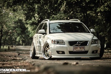 Stanced Flush Volvo V50 Wagon (16)