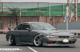 Slammed Japanese Nissan Silvia S14 (1)