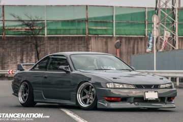 Slammed Japanese Nissan Silvia S14 (1)