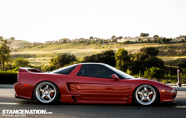 Flush Stanced Acura Honda NSX (2)