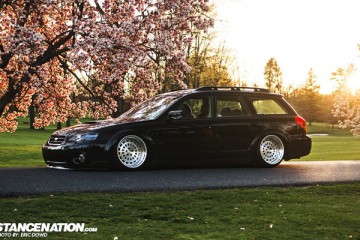 Slammed & Stanced Subaru Legacy Outback Wagon (2)