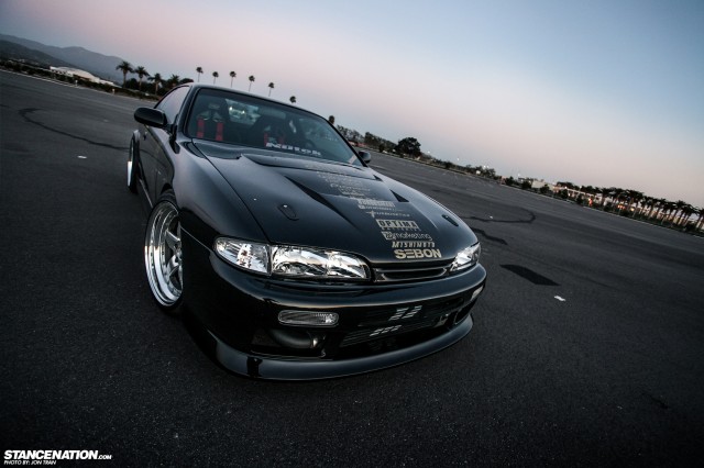 Stanced Nissan 240 S14 2JZ SoCal (10)