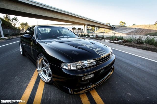 Stanced Nissan 240 S14 2JZ SoCal (1)