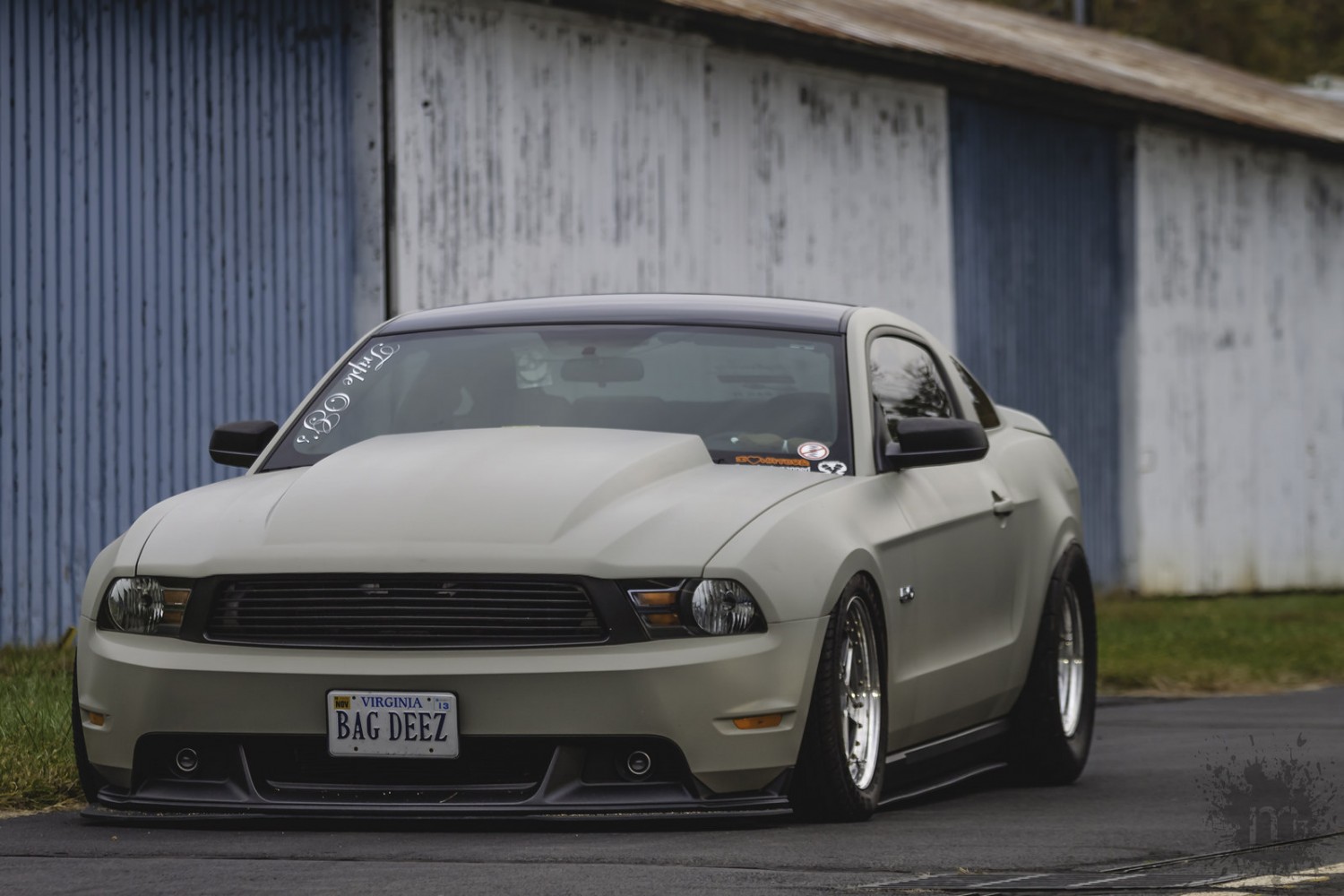 Slammed Ford Mustang. | StanceNation™ // Form > Function