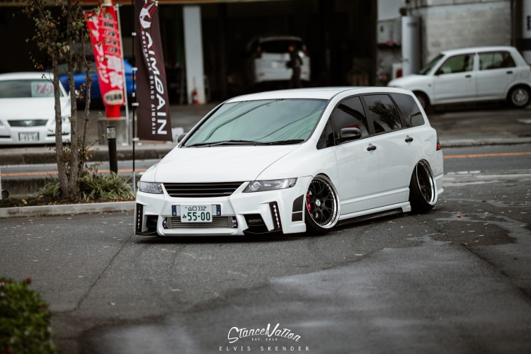 Slammed AIMGAIN VIP Style Honda Odyssey Van-1