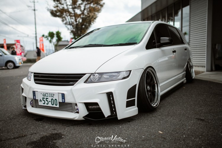 Slammed AIMGAIN VIP Style Honda Odyssey Van-2