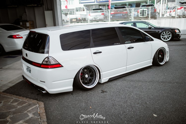 Slammed AIMGAIN VIP Style Honda Odyssey Van-6