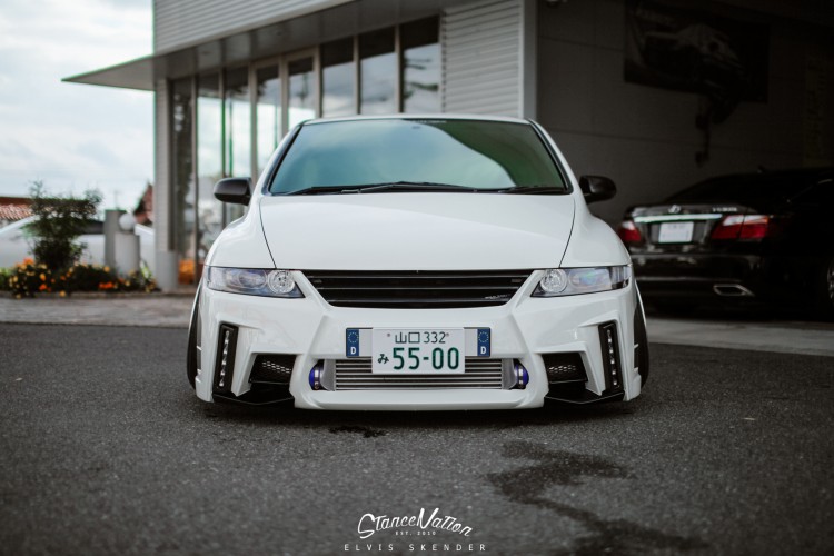 Slammed AIMGAIN VIP Style Honda Odyssey Van-8