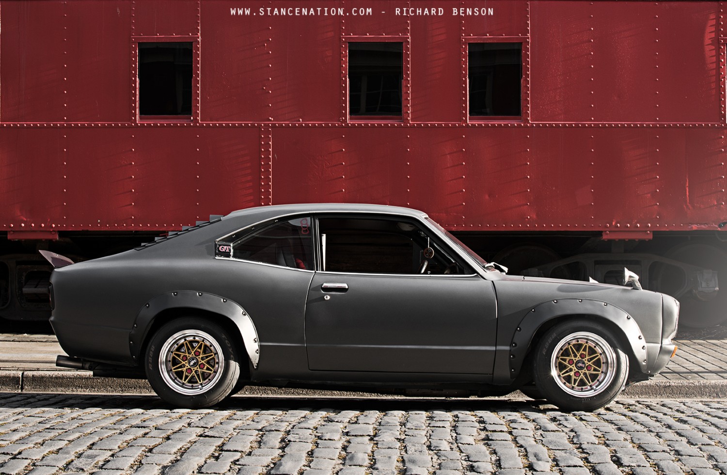 Old School Perfection // Phil Sohn's Mazda RX3. | StanceNation™ // Form